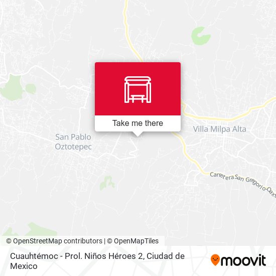 Mapa de Cuauhtémoc - Prol. Niños Héroes 2