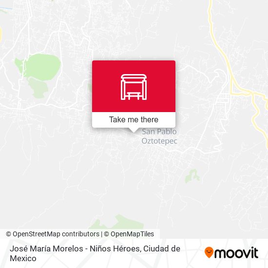 Mapa de José María Morelos - Niños Héroes