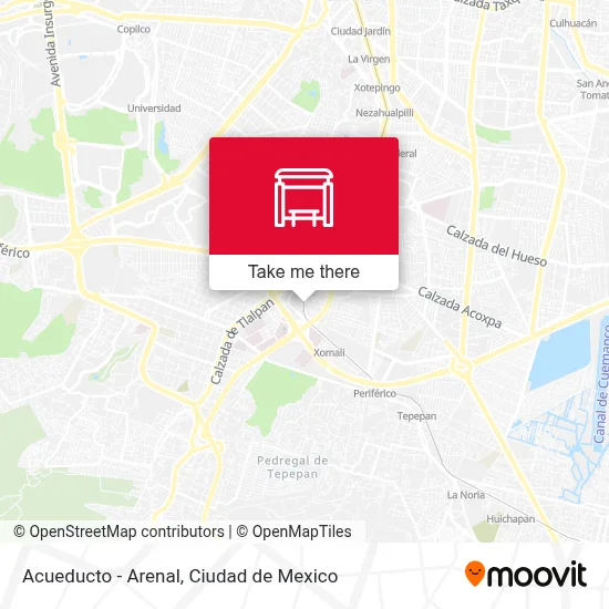Acueducto - Arenal map
