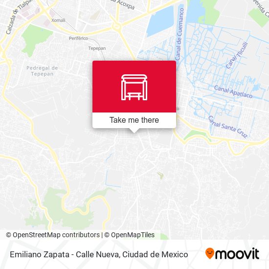 Mapa de Emiliano Zapata - Calle Nueva