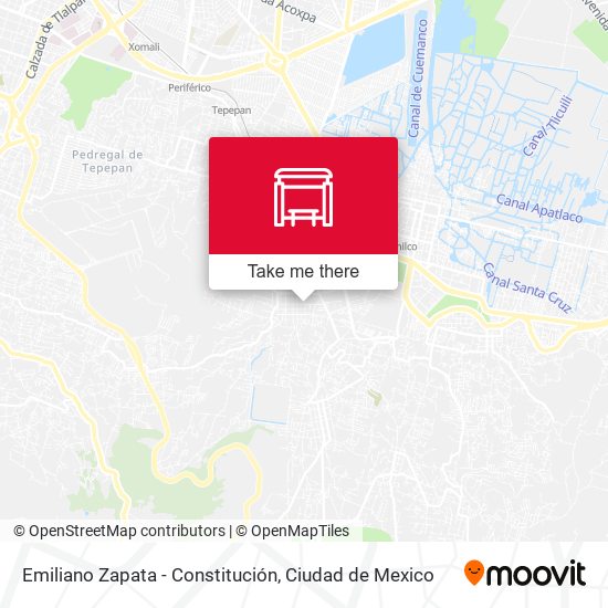 Emiliano Zapata - Constitución map