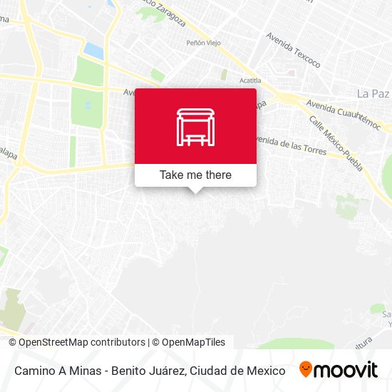 Mapa de Camino A Minas - Benito Juárez