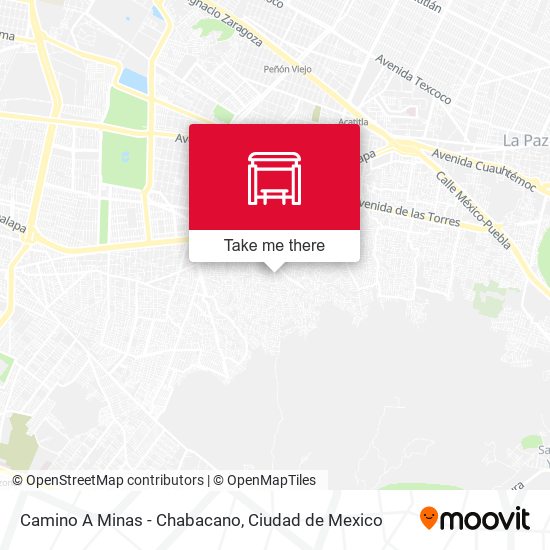 Mapa de Camino A Minas - Chabacano