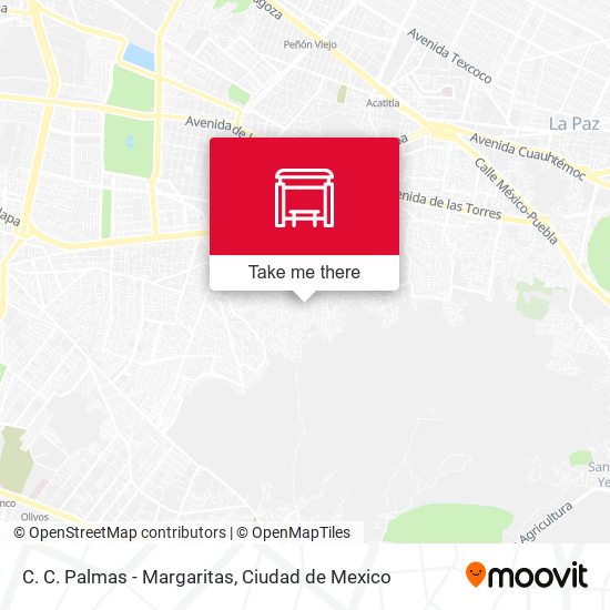 Mapa de C. C. Palmas - Margaritas