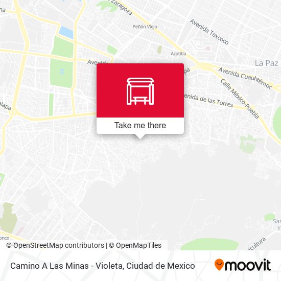 Mapa de Camino A Las Minas - Violeta