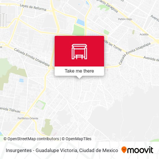 Mapa de Insurgentes - Guadalupe Victoria