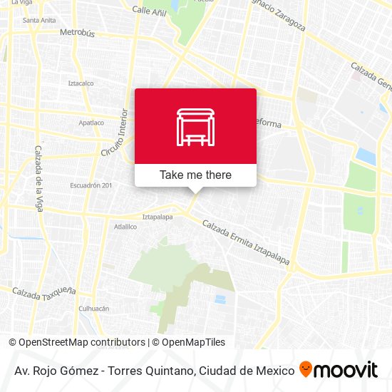 Av. Rojo Gómez - Torres Quintano map