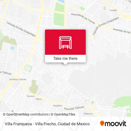 Villa Franqueza - Villa Frecho map