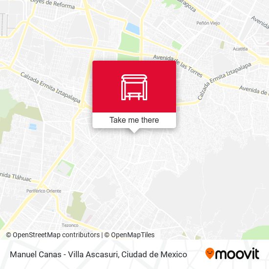 Mapa de Manuel Canas - Villa Ascasuri