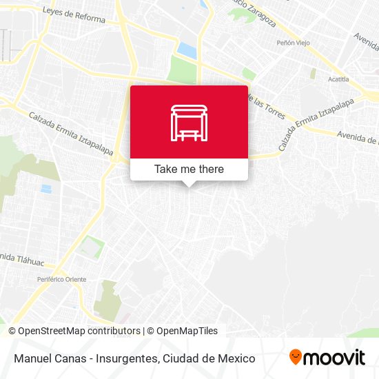Manuel Canas - Insurgentes map