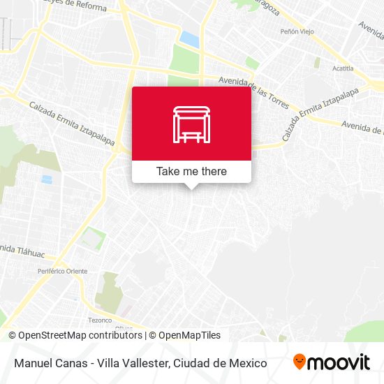 Manuel Canas - Villa Vallester map