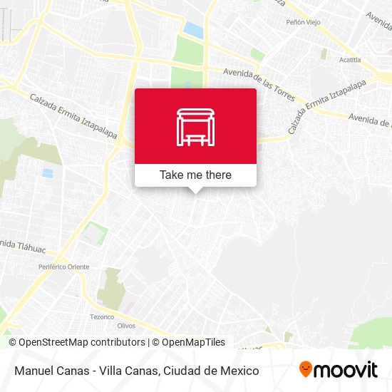 Mapa de Manuel Canas - Villa Canas