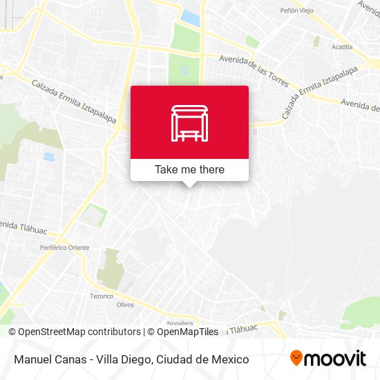 Manuel Canas - Villa Diego map