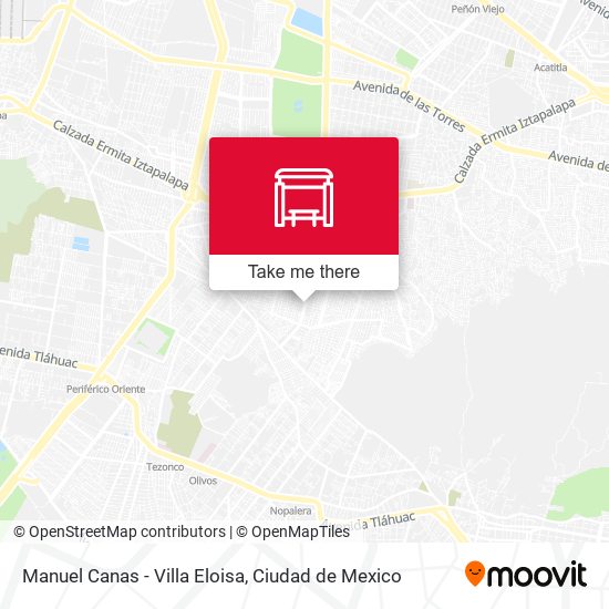 Mapa de Manuel Canas - Villa Eloisa