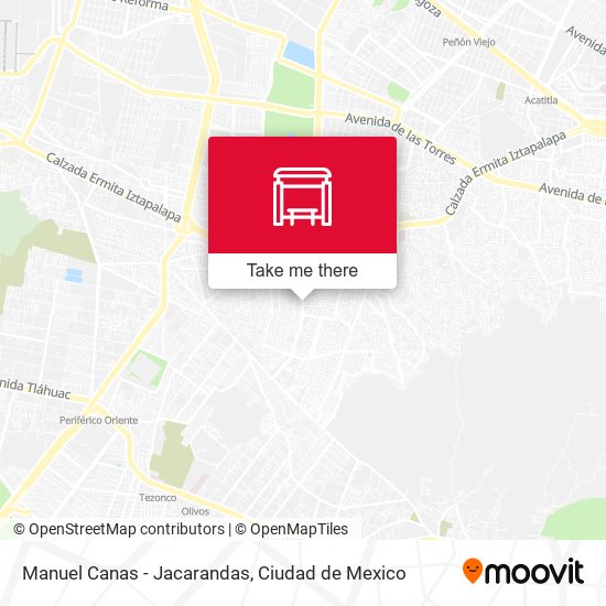 Manuel Canas - Jacarandas map