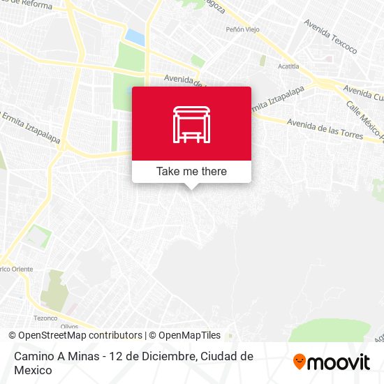 Mapa de Camino A Minas - 12 de Diciembre