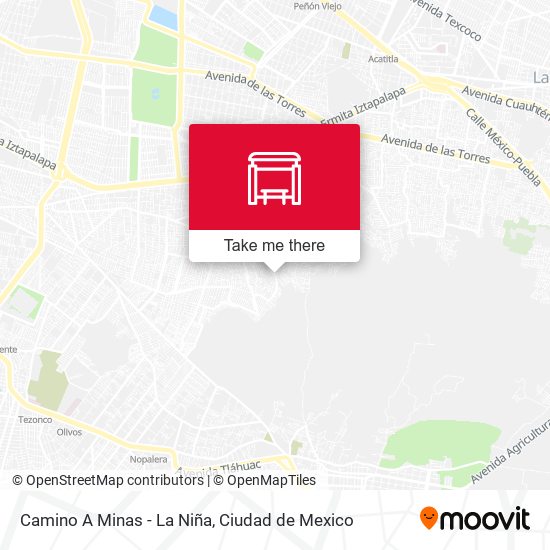 Camino A Minas - La Niña map