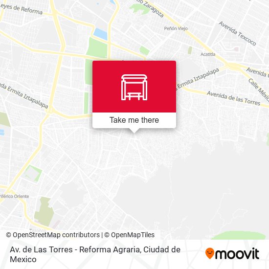 Av. de Las Torres - Reforma Agraria map