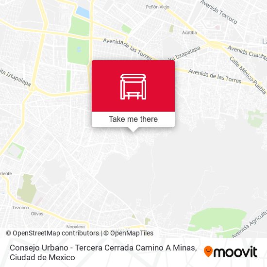 Consejo Urbano - Tercera Cerrada Camino A Minas map