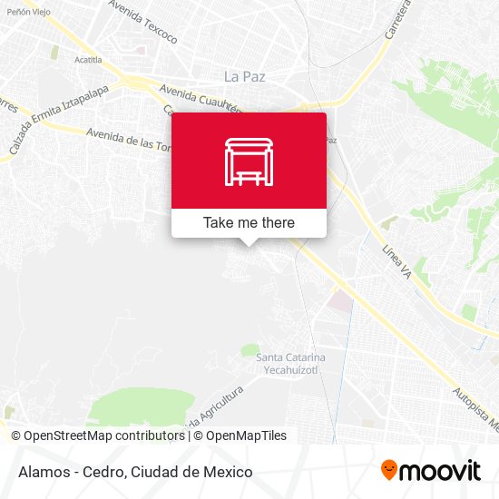 Alamos - Cedro map