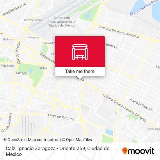 Calz. Ignacio Zaragoza - Oriente 259 map