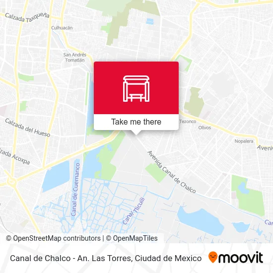 Canal de Chalco - An. Las Torres map