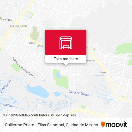 Guillermo Prieto - Elias Salomoni map