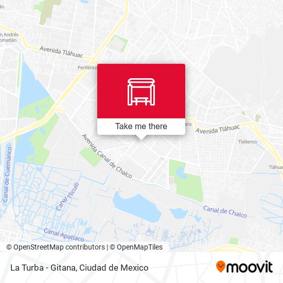 La Turba - Gitana map