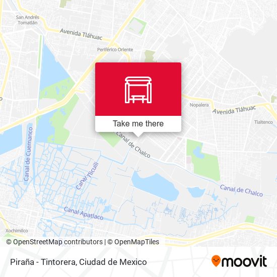 Piraña - Tintorera map