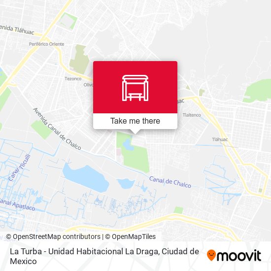 La Turba - Unidad Habitacional La Draga map
