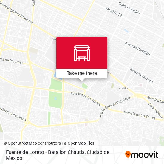 Mapa de Fuente de Loreto - Batallon Chautla