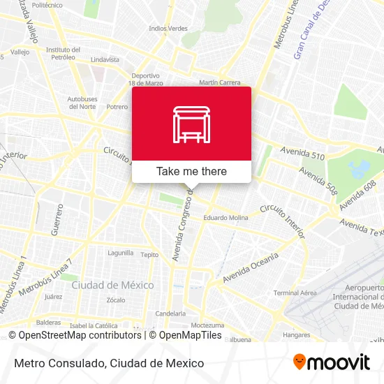 Metro Consulado map