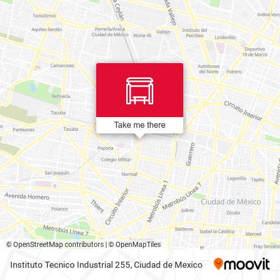 Instituto Tecnico Industrial 255 map