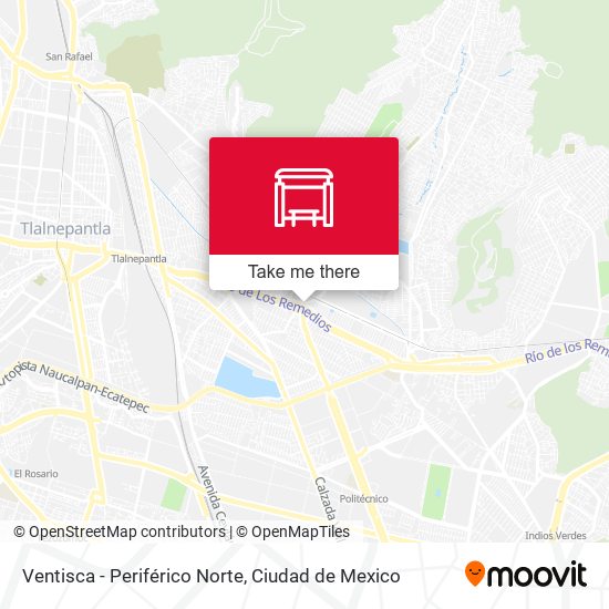 Ventisca - Periférico Norte map