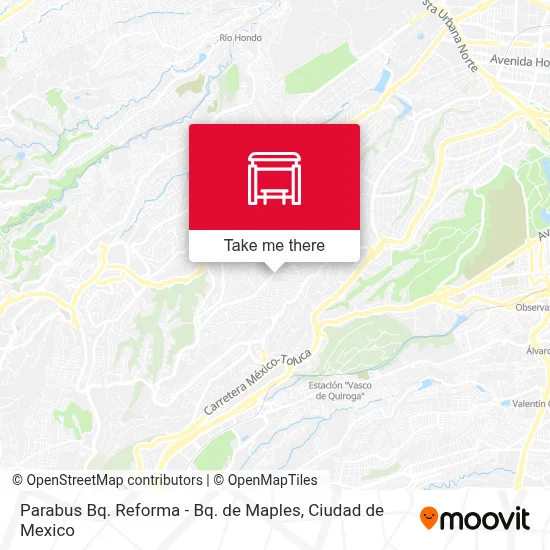 Parabus Bq. Reforma - Bq. de Maples map