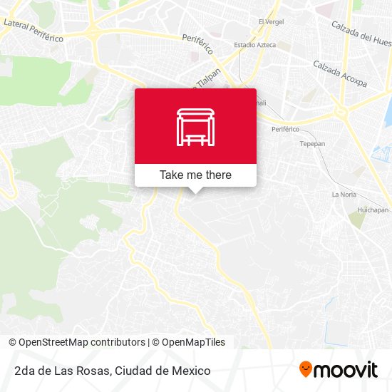 2da de Las Rosas map