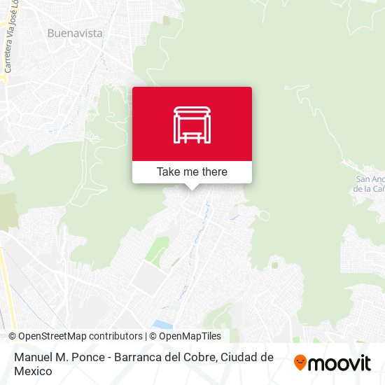 Manuel M. Ponce - Barranca del Cobre map