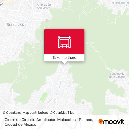 Cierre de Circuito Ampliación Malacates - Palmas map