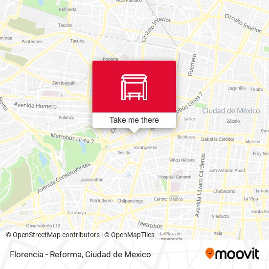 Florencia - Reforma map