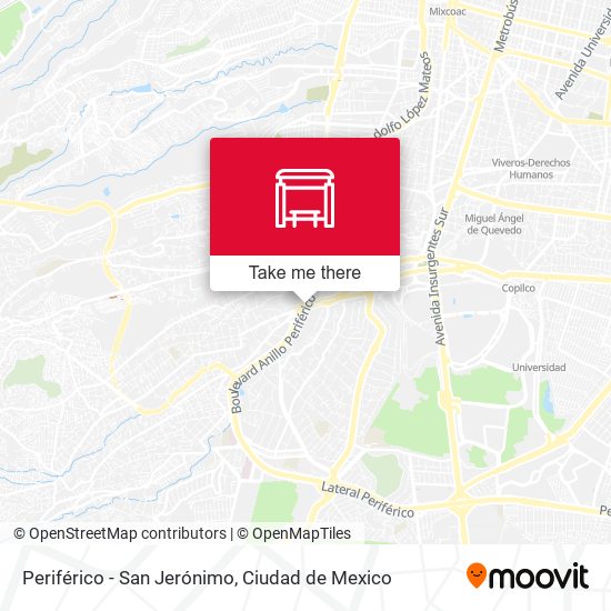 Mapa de Periférico - San Jerónimo