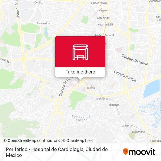 Periférico - Hospital de Cardiología map