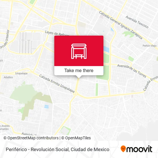 Periférico - Revolución Social map