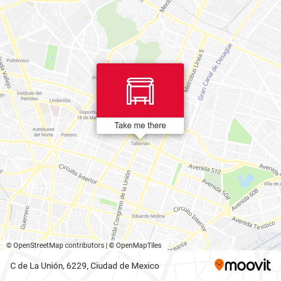 C de La Unión, 6229 map
