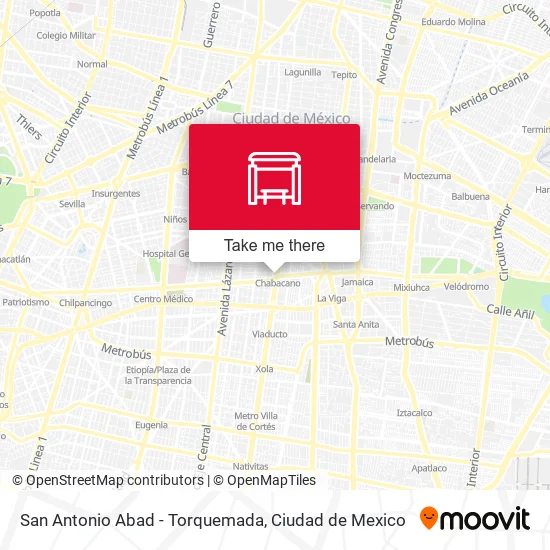 Mapa de San Antonio Abad - Torquemada