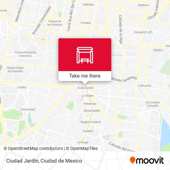 Ciudad Jardín map