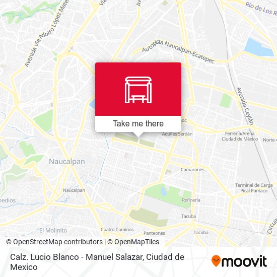Calz. Lucio Blanco - Manuel Salazar map