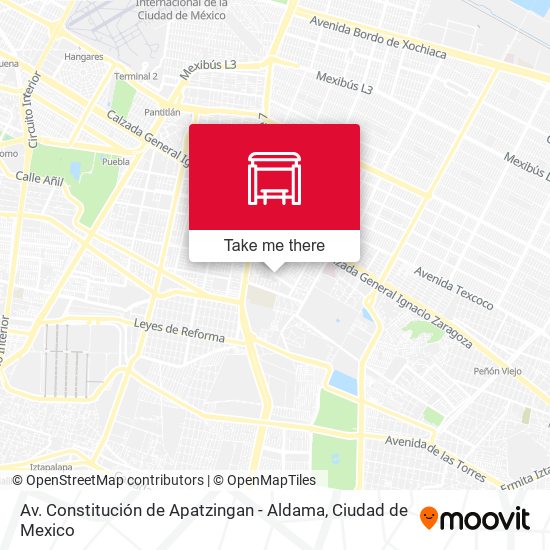 Mapa de Av. Constitución de Apatzingan - Aldama