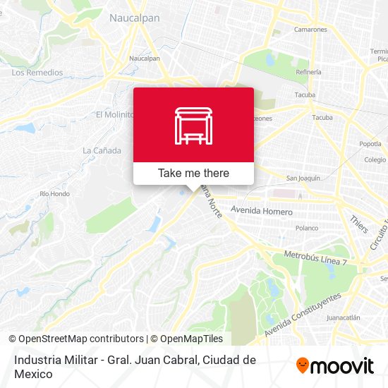 Industria Militar - Gral. Juan Cabral map