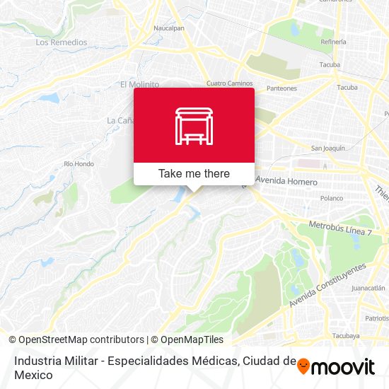 Mapa de Industria Militar - Especialidades Médicas