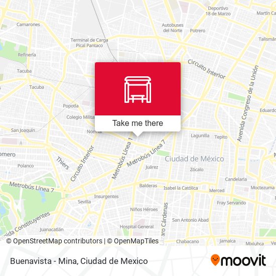 Buenavista - Mina map